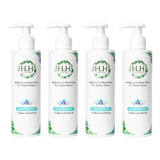 HH 草本新淨界 女性私密衣物抗菌手洗精 寶貝粉香, 200ml, 4瓶