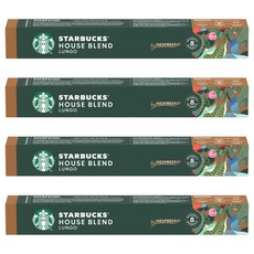 스타벅스 하우스 블렌드 by 네스프레소 캡슐커피, 5.7g, 10개입, 4개