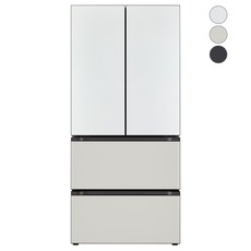 [색상선택형] LG전자 디오스 오브제컬렉션 김치톡톡 김치냉장고 메탈 491L Z492AAA132, 그레이, Z492MWG132S, 화이트 + 그레이 + 그레이