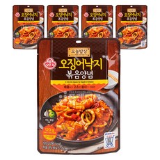 오늘밥상 오징어낙지 볶음양념, 120g, 5개