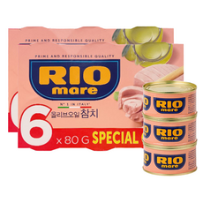 리오마레 올리브오일 참치, 480g, 2개