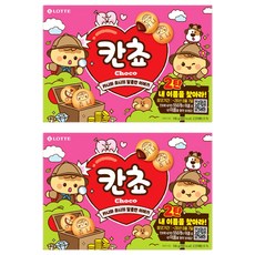 롯데웰푸드 칸쵸 초코, 196g, 2개 196g, 2개