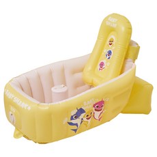 야야 아기상어 소프트 유아욕조, 노랑