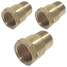 新多多小舖 銅內外牙(35mm) 3個一組 銅接頭 水管接頭, 3個
