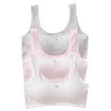 兔圖案羅紋內衣 Junior 3入組