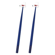 보바 흔들 펜 0.5mm, 블루, 2개