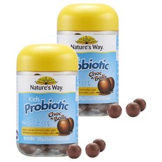 Nature's Way 兒童乳酸菌巧克力球 125g 2pcs, 50顆, 2個