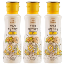 마이노멀 저당 드레싱 유자, 280g, 3개