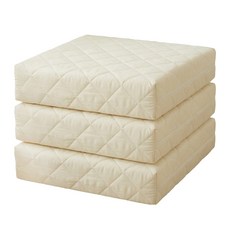 WellFurniture 三折疊智慧泡棉床墊上墊, 14cm, 米色