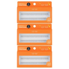 ccam bbak 人造睫毛束 包裝版 11mm 粗 1束, 3個, 勾選(黑色)