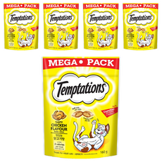 Temptations 喵愛餡 貓點心, 火烤嫩雞口味, 160g, 5包
