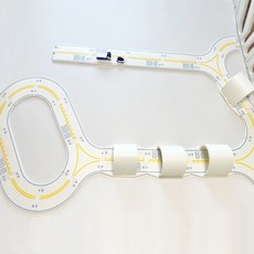 Soriana EVA汽車道路製作拼圖地墊 20片, 象牙白