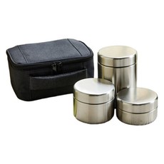 Modern House 全不鏽鋼保溫便當4件組, 不鏽鋼, 1套