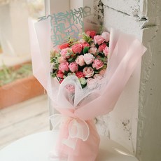 ASPASIA Precious 珍娜玫瑰 50朵 香皂花束, 粉紅色