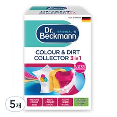 닥터베크만 컬러 앤 더트 컬렉터 이염방지 세탁용시트, 50개입, 5개