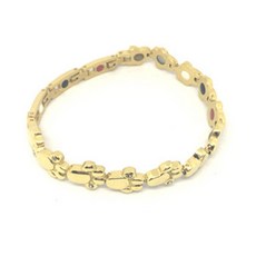 38 A53鍺手鍊 金色 13顆, 1個