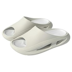 CHEDOIR 鏤空減震舒壓運動拖鞋 EVA材質, 米白色, 40-41