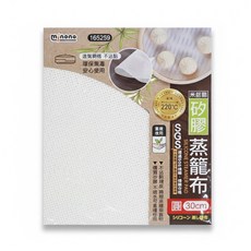minono 米諾諾 矽膠蒸籠布 30cm 圓, 1入, 1片, 白色