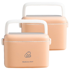 제이엠 구급 약상자 대형 살구, 2개