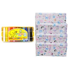 DONG-A 黃雞12色蠟筆4p+禮品包裝+留言標籤紙4p, 12 種顏色