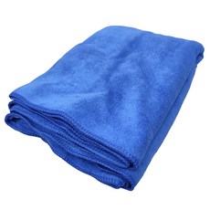 超細纖維大號車用抹布 384克, 藍色, 1條