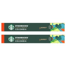 星巴克單一來源哥倫比亞奈斯派索膠囊咖啡, 5.7g, 10顆, 2盒