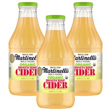 Martinelli's 蜜脆蘋果汁, 3個, 1L