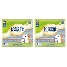 倍潔雅 袖珍包面紙, 細柔蝶紋技術 柔軟舒適 吸水性佳 無油墨外袋 環保減碳 五重雜質淨化 10抽(2層) 36包/袋, 2袋