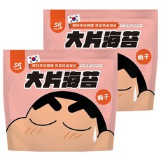 SUNFRIEND 蠟筆小新大片海苔 梅子, 2個, 30g