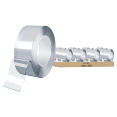 Ender 超強力壓克力奈米矽膠透明凝膠雙面膠帶, 透明, 18個