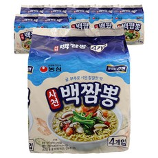 농심 사천백짬뽕 94g, 32개