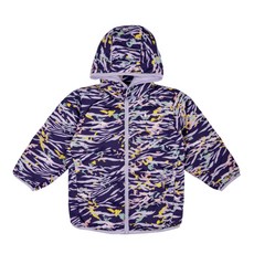 adidas 愛迪達 童款時尚印花短版羽絨外套 GD2851