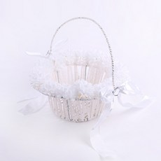 高級婚禮花童花籃, 混色, 1個