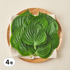 친환경 밀양 깻잎, 50g, 4팩