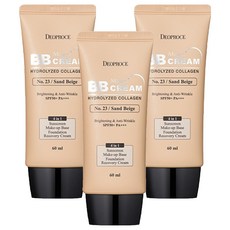 DEOPROCE 迪普詩 魔法BB霜 SPF50+ PA+++, 23 Sand Beige, 60ml, 3條