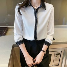 LUNA GIRL Timel 線條襯衫