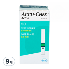 아큐첵 액티브 혈당 시험지, 9개, 50매