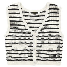 韓國 BLUETAIL 女童兩穿條紋針織背心 AZB2VK01IV