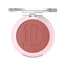 16 brand 元氣少女雲霧腮紅 FIG SHOT 瞬間提升氣質的腮紅, 無花果色, 1個