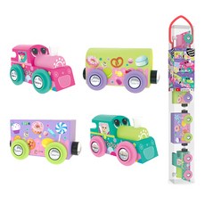 雅朵 甜蜜火車朋友組, 甜甜 + 甜甜圈坦克 + 馬卡龍坦克 + 酸酸