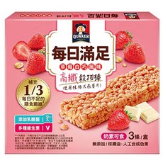 QUAKER 桂格 每日滿足穀物棒, 69g, 1盒