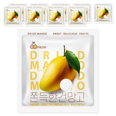 프루타 쫀득한 건망고, 10개, 80g