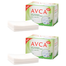 AVCA 防止衣物串染 吸附灰塵 洗衣紙巾, 100入, 2個