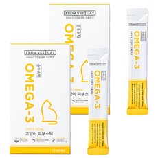 프롬벳 고양이 순수스틱 영양제, 12회분, 피부/피모, 2개