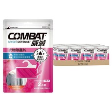 COMBAT 威滅 衣櫃除蟲片吊掛式 SPA 2片, 12包, 3g