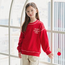 OWLEYBARN 兒童秋季亮點領大學T