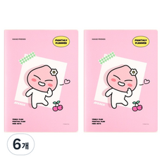 KAKAO FRIENDS Say Cheese A5 月計畫本, 6個, Apeach