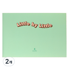 PLEPLE Little by Little 4個月挑戰手帳 萬年型, 2個, 1 薄荷巧克力