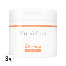 STELLA'S SCENT 亮白維他命角質護理爽膚棉, 3罐