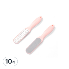 Life Fit 不鏽鋼雙面足部去角質器, 1入, 10個